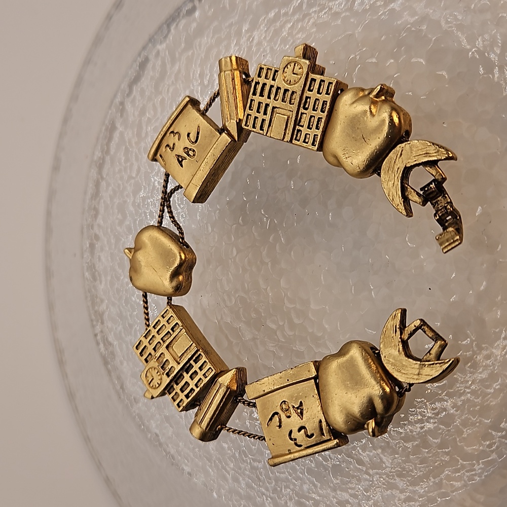 Vintage ABC Theme Bracelet